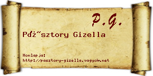 Pásztory Gizella névjegykártya